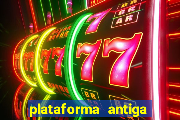 plataforma antiga de jogos